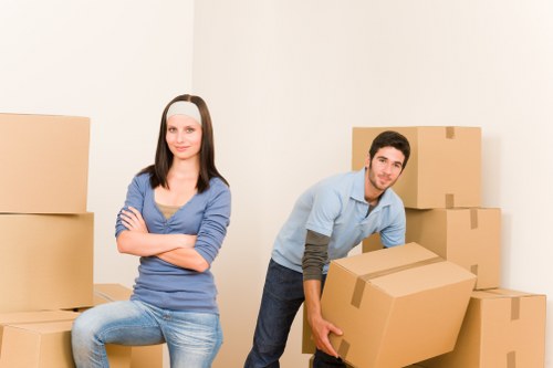 Clean and organized furniture storage space in Kingston
