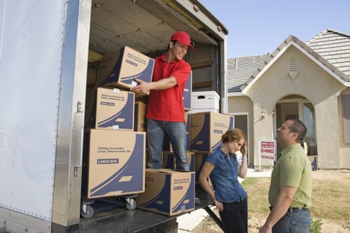 Packing and labeling items for household storage in Kingston