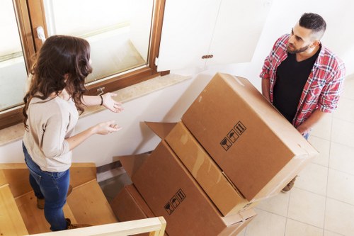 Charity donation of reusable storage items and furniture